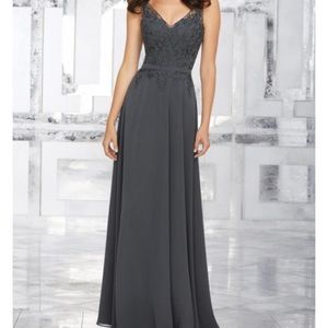 Morilee dress; New with tags; Size 14; Charcoal